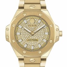 Philipp Plein Damen Uhr Royal Prestige PW4FA0525 Edelstahl Gold 33 mm Kristall‑L... Philipp Plein Damen Uhr Royal Prestige PW4FA0525 Edelstahl Gold 33 mm Kristall‑L...