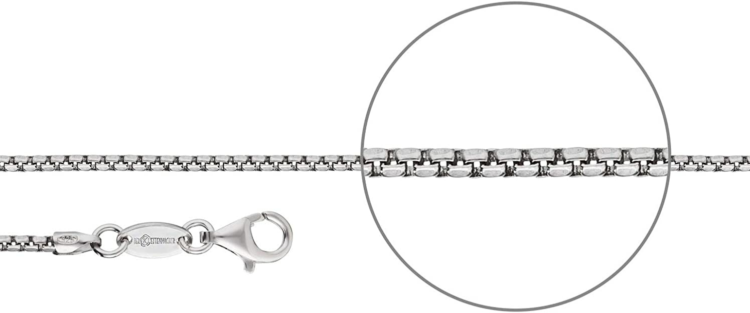 Der Kettenmacher Unisex Halskette Venezianerkette 40cm Silber V3-40S Der Kettenmacher Unisex Halskette Venezianerkette 40cm Silber V3-40S