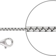 Der Kettenmacher Unisex Halskette Venezianerkette 40cm Silber V3-40S Der Kettenmacher Unisex Halskette Venezianerkette 40cm Silber V3-40S