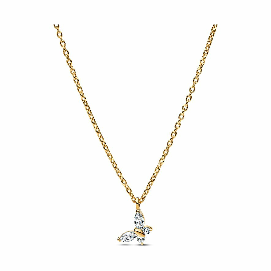 Pandora Damen-Kette Schmetterling Goldfarben 364267C01-45 Pandora Damen-Kette Schmetterling Goldfarben 364267C01-45