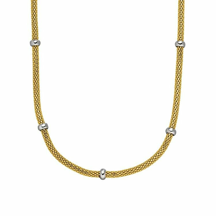 Elaine Firenze Damenkette 14ct. Gelb/Weißgold 1113715C – Bild 2