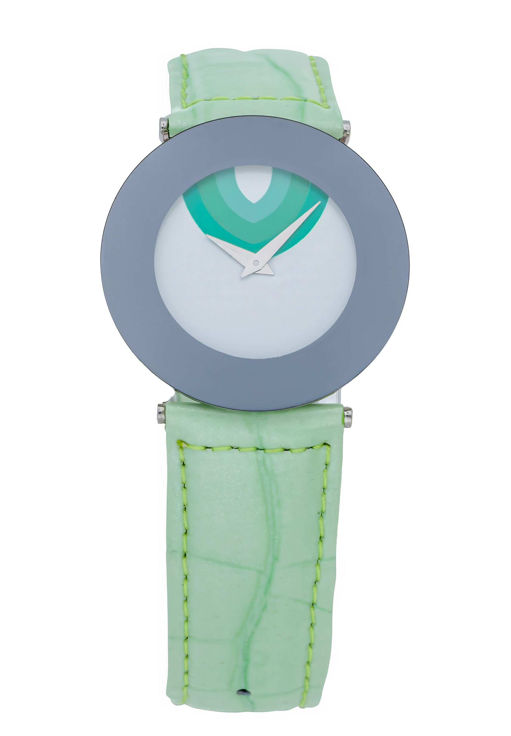 Jowissa Damenuhr Safira 999 Lederarmband grün J1.066.L – Bild 3