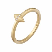 Ring 925 Silber vergoldet Raute Zirkonia 41185121861726 Ring 925 Silber vergoldet Raute Zirkonia 41185121861726