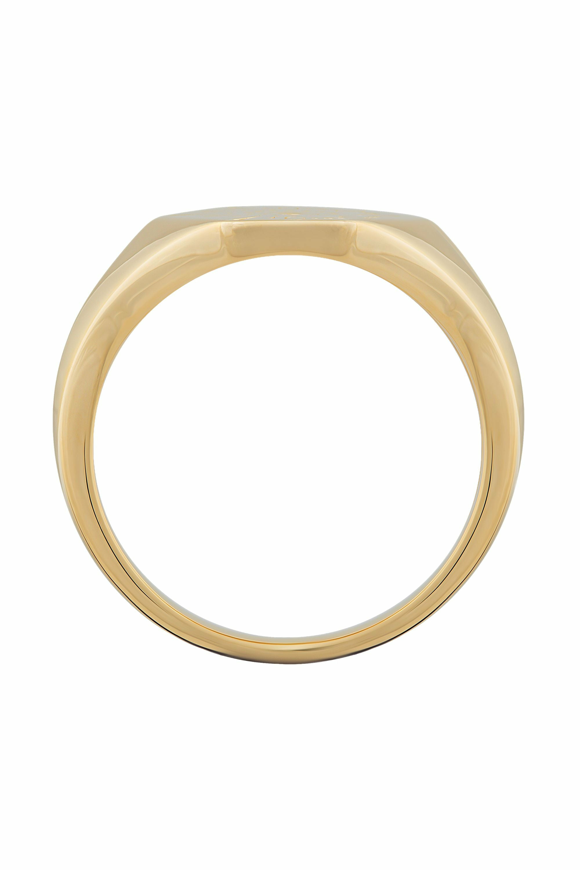 Ring 925 Silber vergoldet Siegelring Hexagon Tattoo 41185191133278 – Bild 3