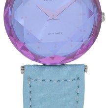 Jowissa Damenuhr Cubic Zirkonia Lederarmband blau J6.029.M Jowissa Damenuhr Cubic Zirkonia Lederarmband blau J6.029.M