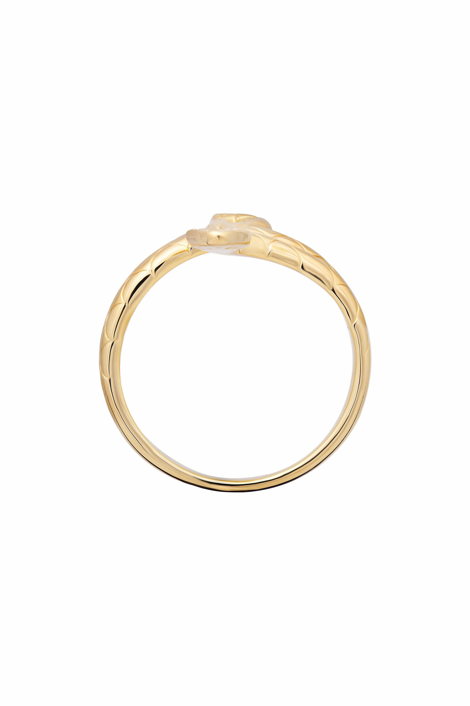 Ring 925 Silber vergoldet Schlange mit Zirkonia 41185120288862 – Bild 3