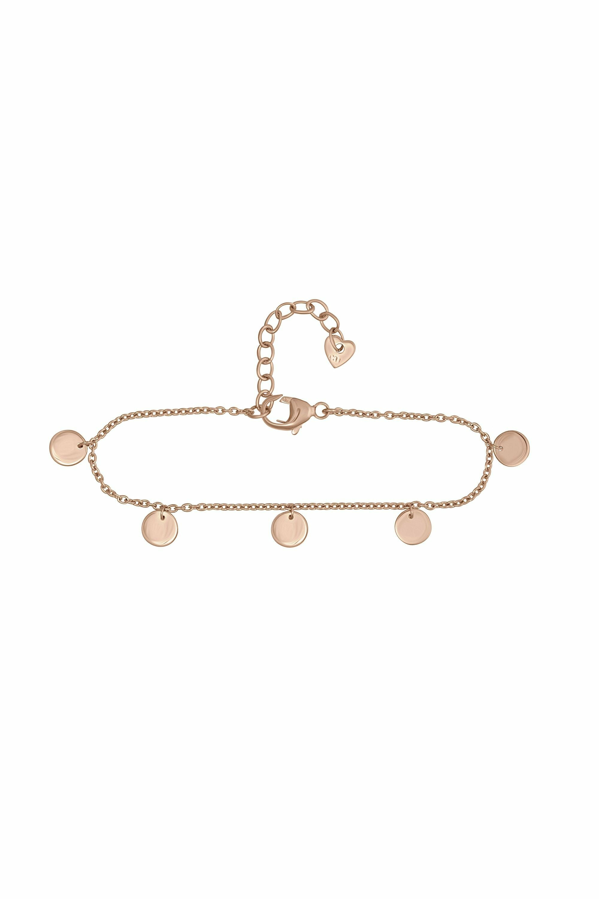 Armband 925 Silber rosévergoldet Plättchen Boho 41185082474590