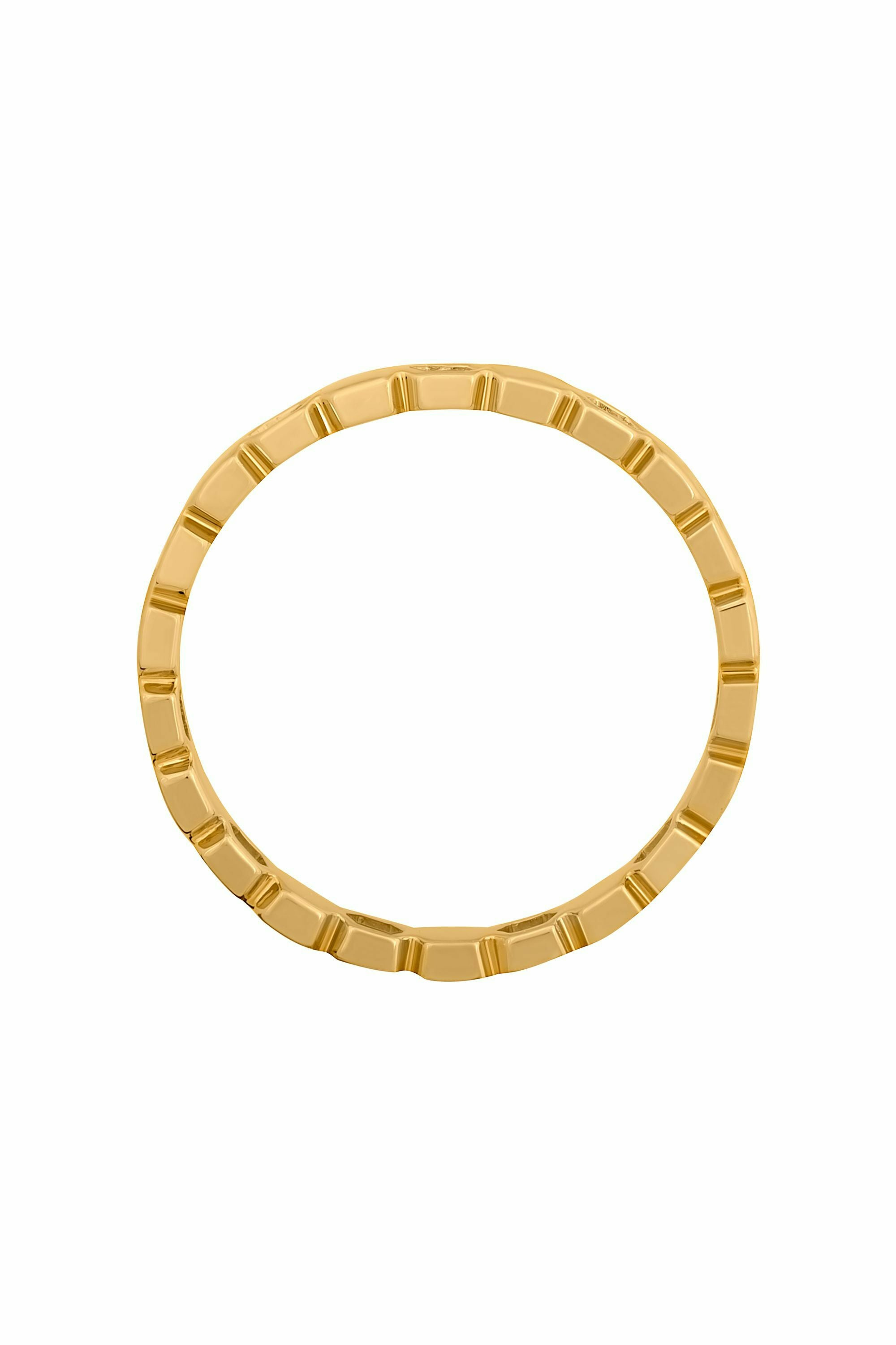 Ring 925/- Sterling Silber vergoldet Hexagon Cut Outs Stacking 41184741523550 – Bild 3