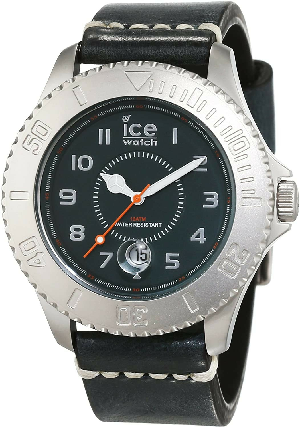 Ice-Watch Herren-Armbanduhr Analog Quarz Leder grün HE.BE.SM.B.L.14 – Bild 3