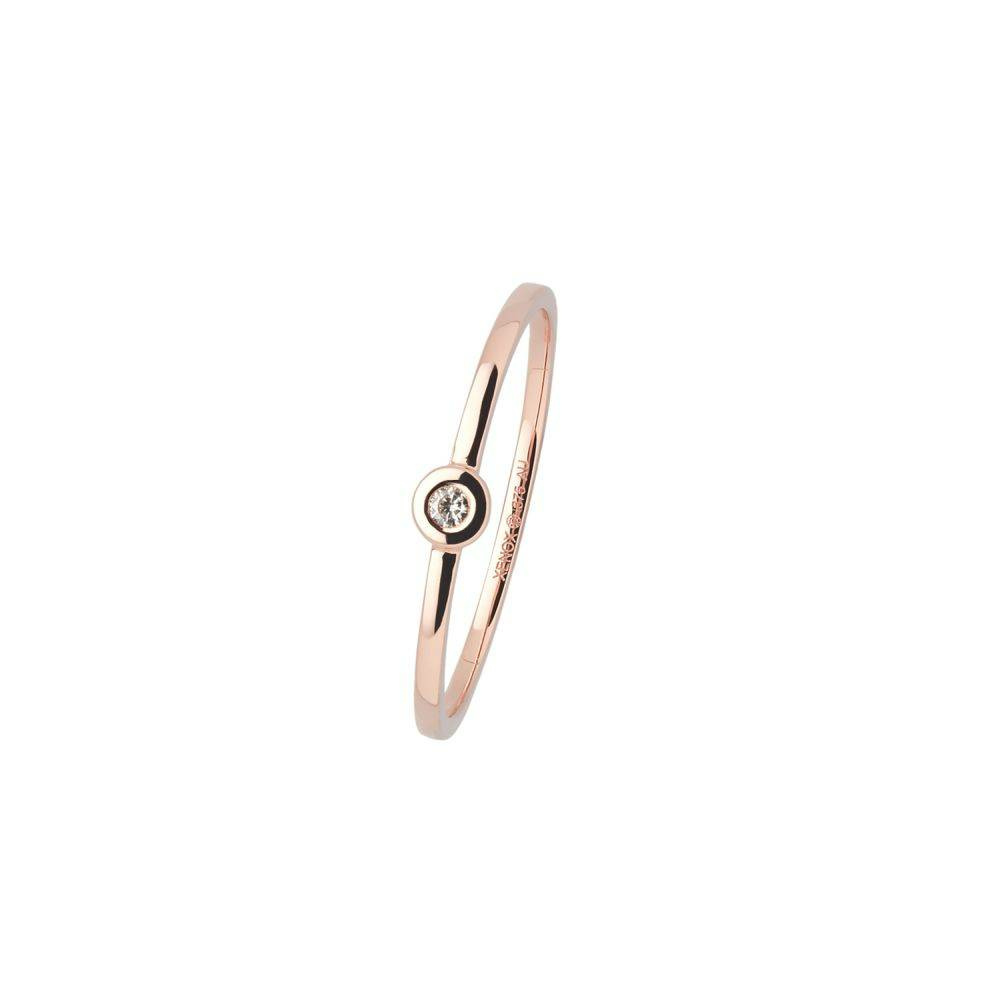 Xenox Damen Diamant Ring Größe 54 Rosegold XG4052R/54 Xenox Damen Diamant Ring Größe 54 Rosegold XG4052R/54