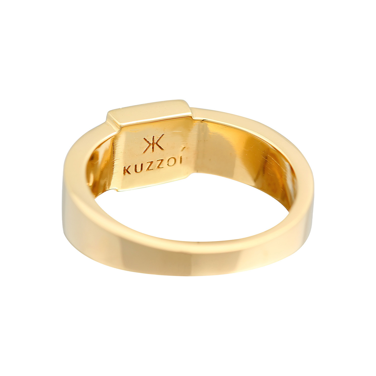 Ring Herren Bandring Onyx Pyramide 925 Silber – Bild 3