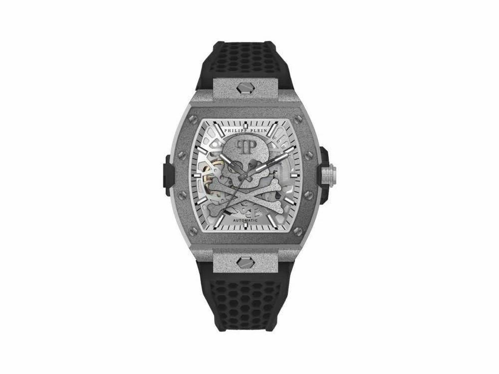 Philipp Plein Herrenuhr The $keleton Frosted Automatik PWJFA0925 Silber Philipp Plein Herrenuhr The $keleton Frosted Automatik PWJFA0925 Silber