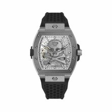Philipp Plein Herrenuhr The $keleton Frosted Automatik PWJFA0925 Silber Philipp Plein Herrenuhr The $keleton Frosted Automatik PWJFA0925 Silber