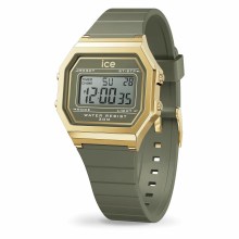 ICE‑Watch Digitaluhr Unisex ICE digit retro Khaki Gold S (32 mm) 023226 ICE‑Watch Digitaluhr Unisex ICE digit retro Khaki Gold S (32 mm) 023226