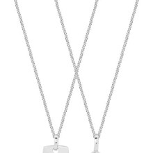 Xenox Damen Halskette Herzen Set mit Zirkonias Silber XS3445 Xenox Damen Halskette Herzen Set mit Zirkonias Silber XS3445