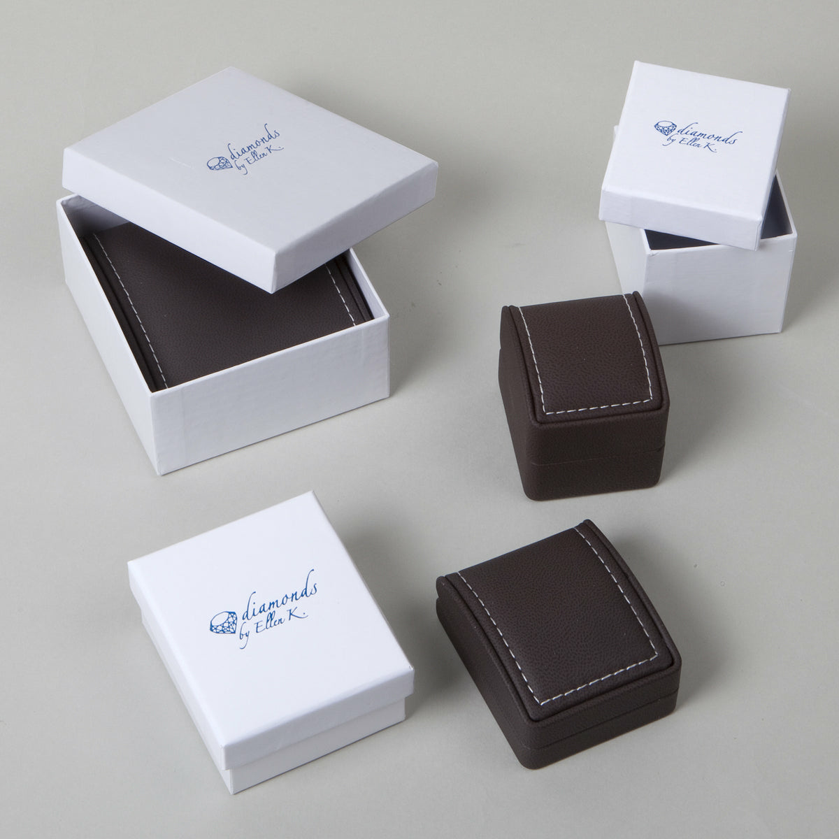 Diamonds by Ellen K. Gold 585 zweifarbig mit 5x Brillant zus. 0,05ct. Ring 41679... – Bild 3