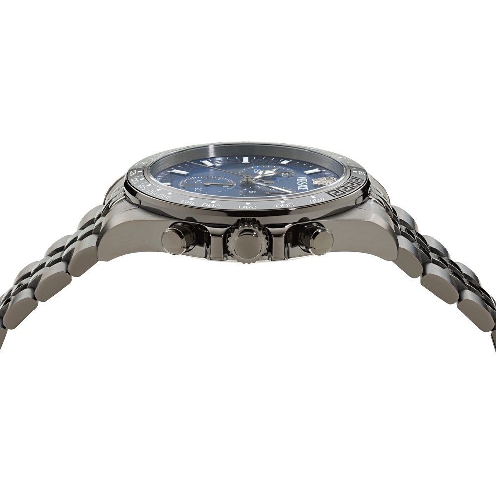Versace Uhr Herren Greca Chrono Wave Anthrazit/Blau VE0H00625 Versace Uhr Herren Greca Chrono Wave Anthrazit/Blau VE0H00625