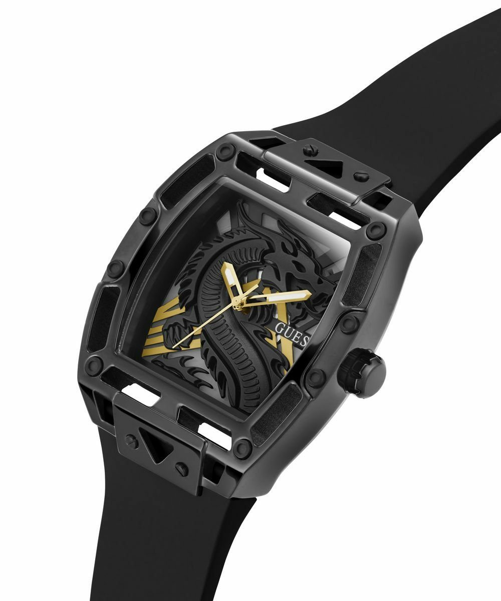 Guess Herrenuhr Legend GW0648G1 Schwarz – Bild 3