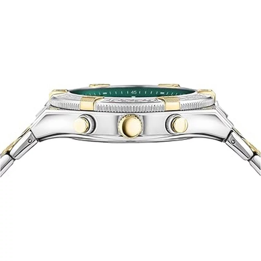 Versace Herrenuhr Sporty Greca Chrono Bicolor/Grün VESO00622 – Bild 2