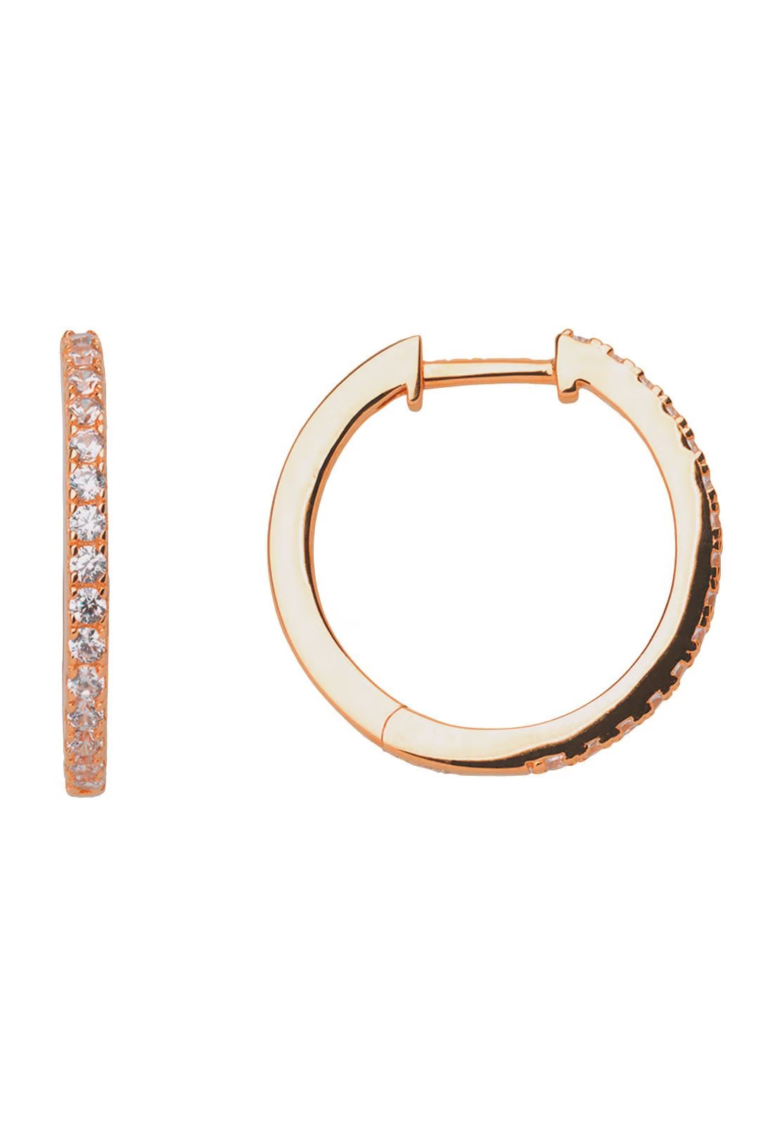 Xenox Damen Creolen mit Zirkonia Roségold XS8663R Xenox Damen Creolen mit Zirkonia Roségold XS8663R