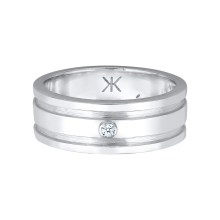 Ring Herren Bandring Massiv Diamant 925 Silber Ring Herren Bandring Massiv Diamant 925 Silber