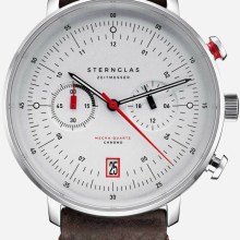 Hamburg Chrono silber-satiniert silber Vintage 20 mokka Hamburg Chrono silber-satiniert silber Vintage 20 mokka