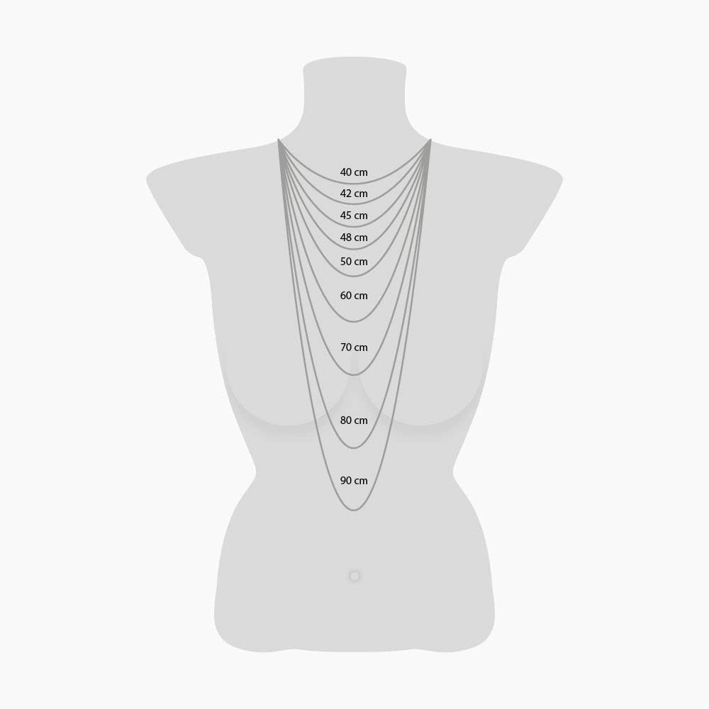 Kette Engel mit 104 Multicolor synth. Zirkonia | – Bild 2