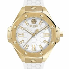 Philipp Plein Damenuhr Lady Royal PWBDA0224 Gold Weiß 39 mm Philipp Plein Damenuhr Lady Royal PWBDA0224 Gold Weiß 39 mm