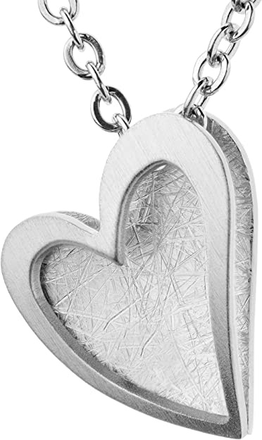 Ernstes Design Evia Anhänger AN934 Herz Edelstahl weiß – Bild 3