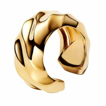 Pandora Einzelner Ohrring Ear Cuff Wellig Goldfarben 263872C00 Pandora Einzelner Ohrring Ear Cuff Wellig Goldfarben 263872C00