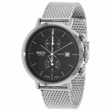 Boccia Herren Chronograph Quarz Uhr mit Edelstahl Armband 3752-02 Boccia Herren Chronograph Quarz Uhr mit Edelstahl Armband 3752-02