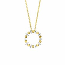 Viventy Damenkette mit Zirkonia Ring-Anhänger Gelbgold 784882 Viventy Damenkette mit Zirkonia Ring-Anhänger Gelbgold 784882