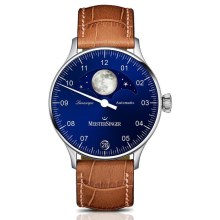 Lunascope Sonnenschliff Blau mit Mondphasenanzeige Lunascope Sonnenschliff Blau mit Mondphasenanzeige