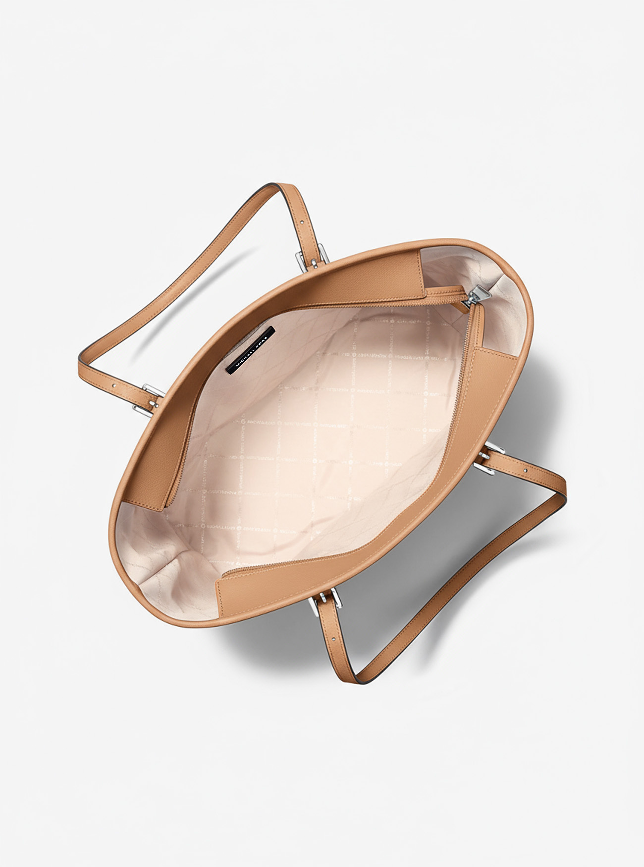 Michael Kors Jet Set Travel Large Saffiano Leather Tote 35T0STVL9L‑PEANUT Michael Kors Jet Set Travel Large Saffiano Leather Tote 35T0STVL9L‑PEANUT