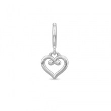 Endless Jewelry Damen Anhänger Herz Charm Element Liebe Silber 43155 Endless Jewelry Damen Anhänger Herz Charm Element Liebe Silber 43155