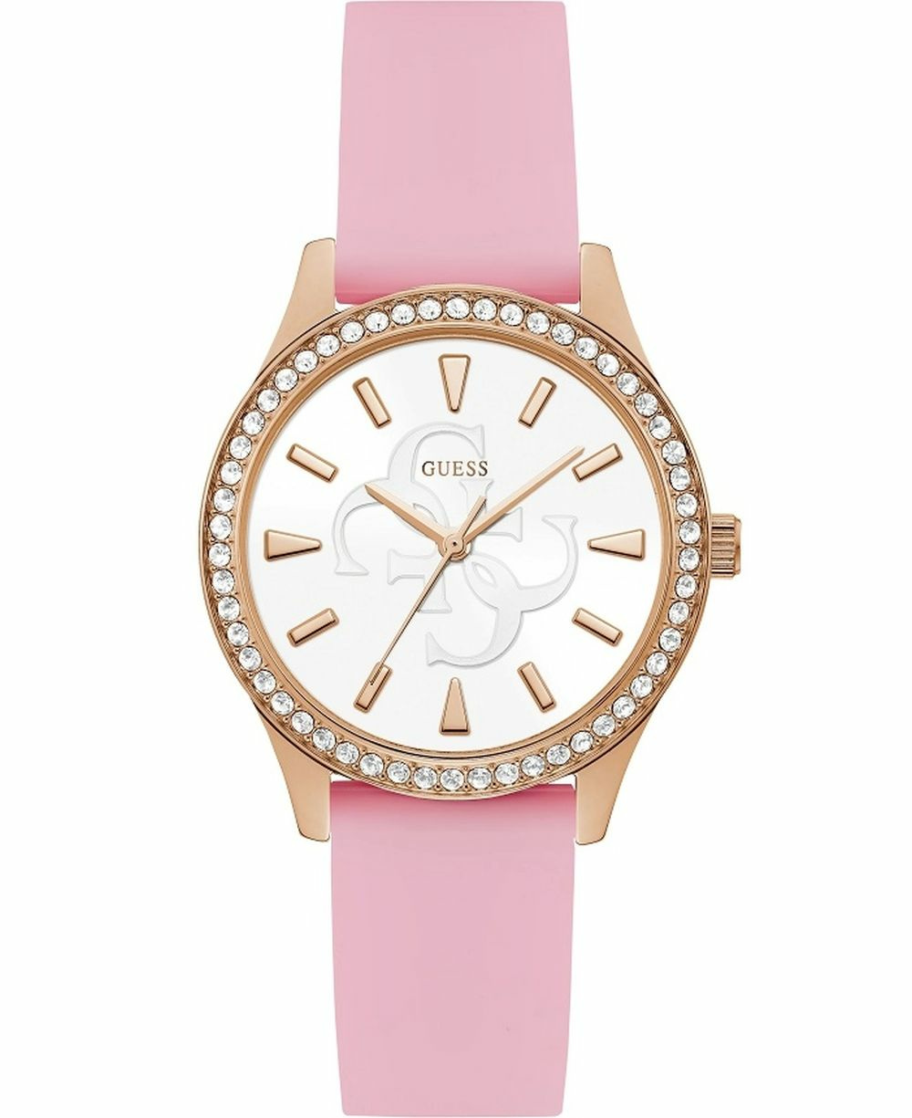 Guess Damen Armbanduhr Anna rosa, rosegold 38 mm GW0359L3 Guess Damen Armbanduhr Anna rosa, rosegold 38 mm GW0359L3