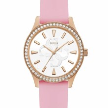 Guess Damen Armbanduhr Anna rosa, rosegold 38 mm GW0359L3 Guess Damen Armbanduhr Anna rosa, rosegold 38 mm GW0359L3