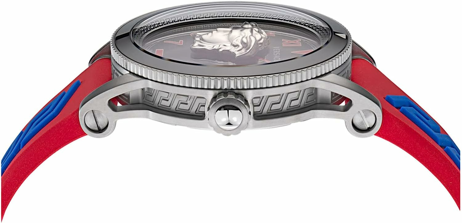 Versace V-Palazzo Herren-Uhren VE2V00622, Silber – Bild 2