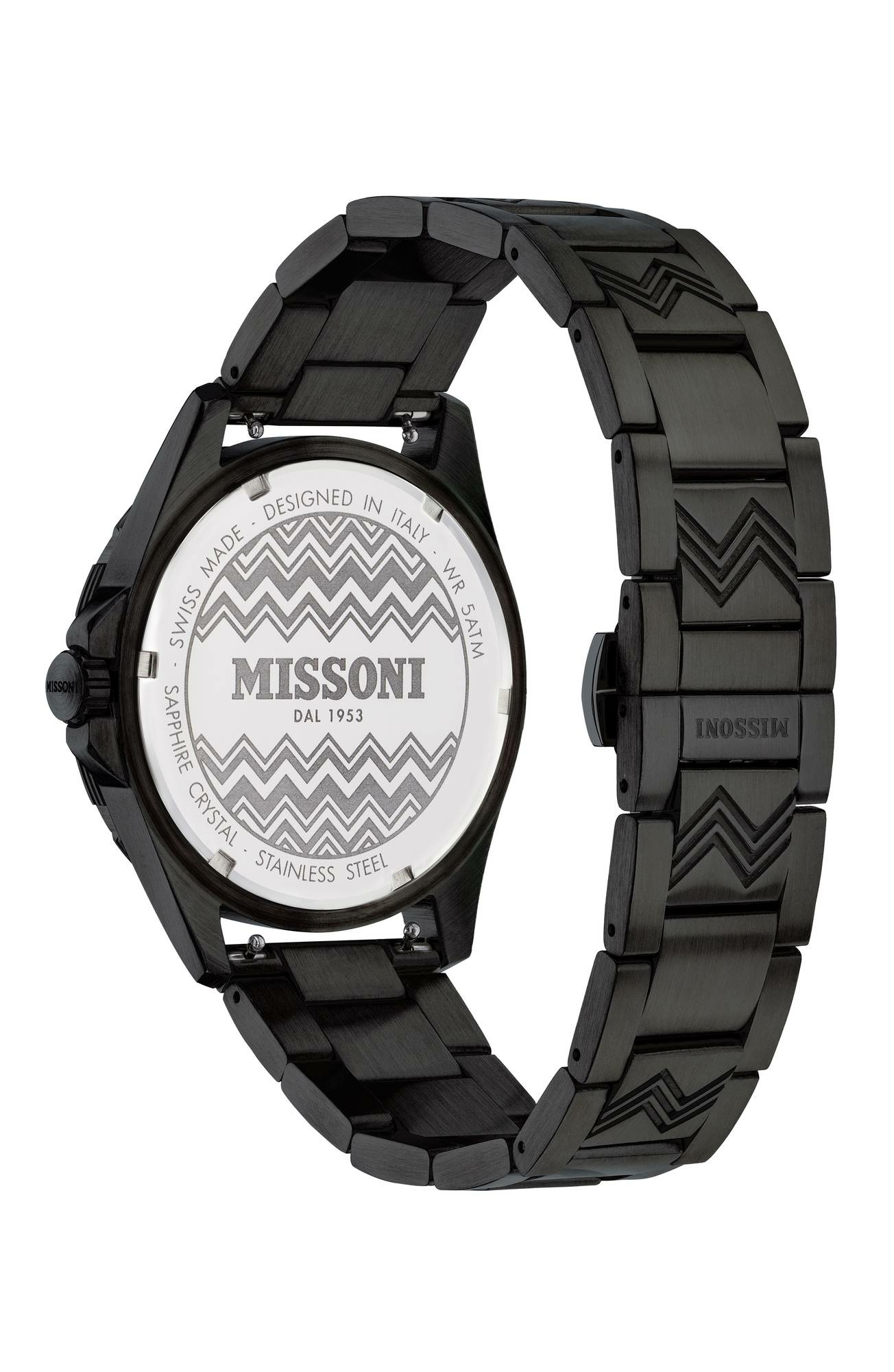 Missoni Schweizer Herrenuhr GMT – Bild 3