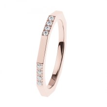 Ernstes design Damen Ring mit Zirkonia Reihen Größe 54 Rosegold R592.54 Ernstes design Damen Ring mit Zirkonia Reihen Größe 54 Rosegold R592.54