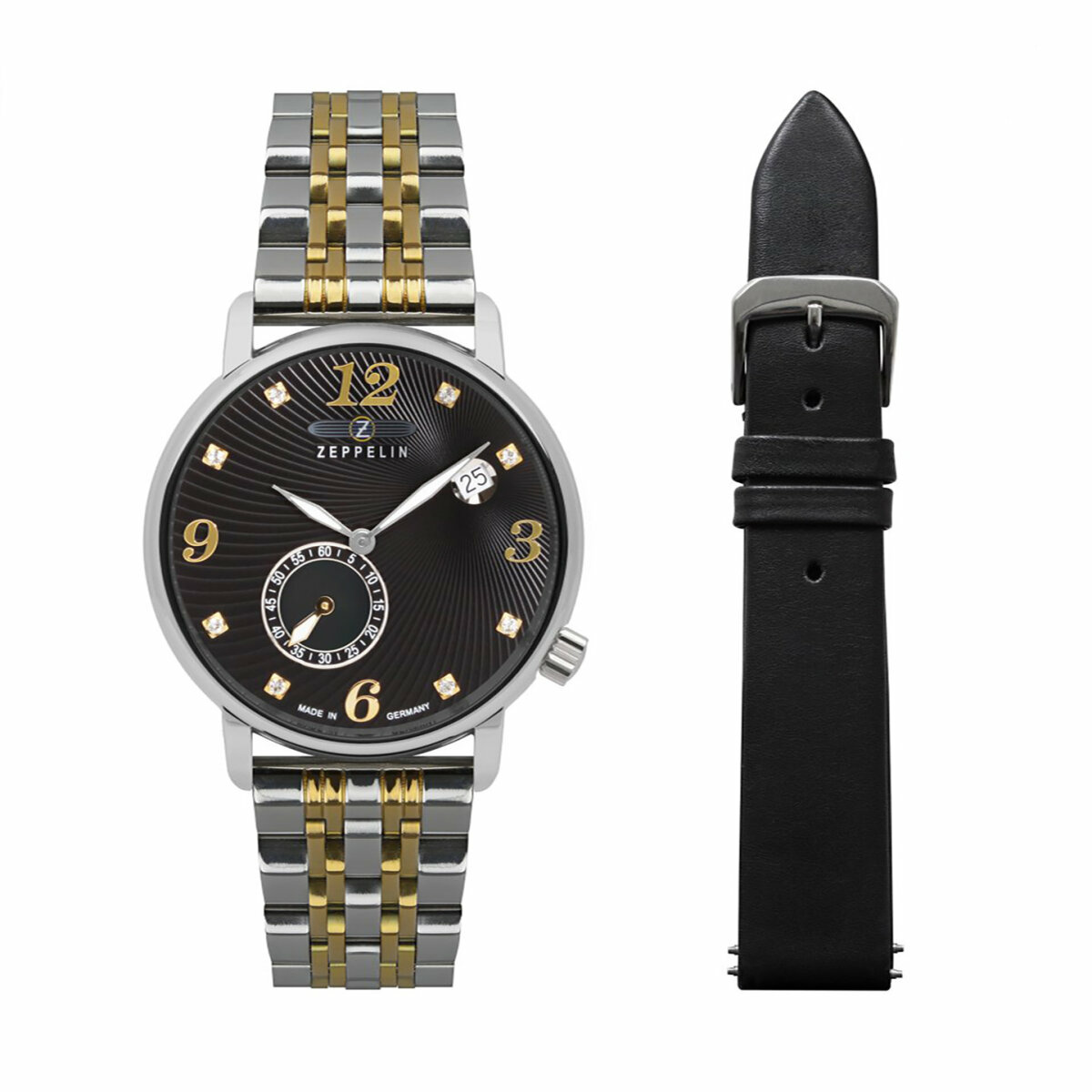 Zeppelin Damenuhr Luna Bicolor 7633M2_set Zeppelin Damenuhr Luna Bicolor 7633M2_set