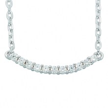 Damen 925 Silber Anker Anhänger mit Zirkonia 45 cm Ø 1,6 mm Damen 925 Silber Anker Anhänger mit Zirkonia 45 cm Ø 1,6 mm