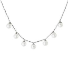 Xenox Damen Halskette Velvet Garden mit Perlen Anhänger 43cm Silber XS5364 Xenox Damen Halskette Velvet Garden mit Perlen Anhänger 43cm Silber XS5364