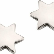 Titanohrstecker polierte Sternchen Ø ca. 7 mm Titanohrstecker polierte Sternchen Ø ca. 7 mm
