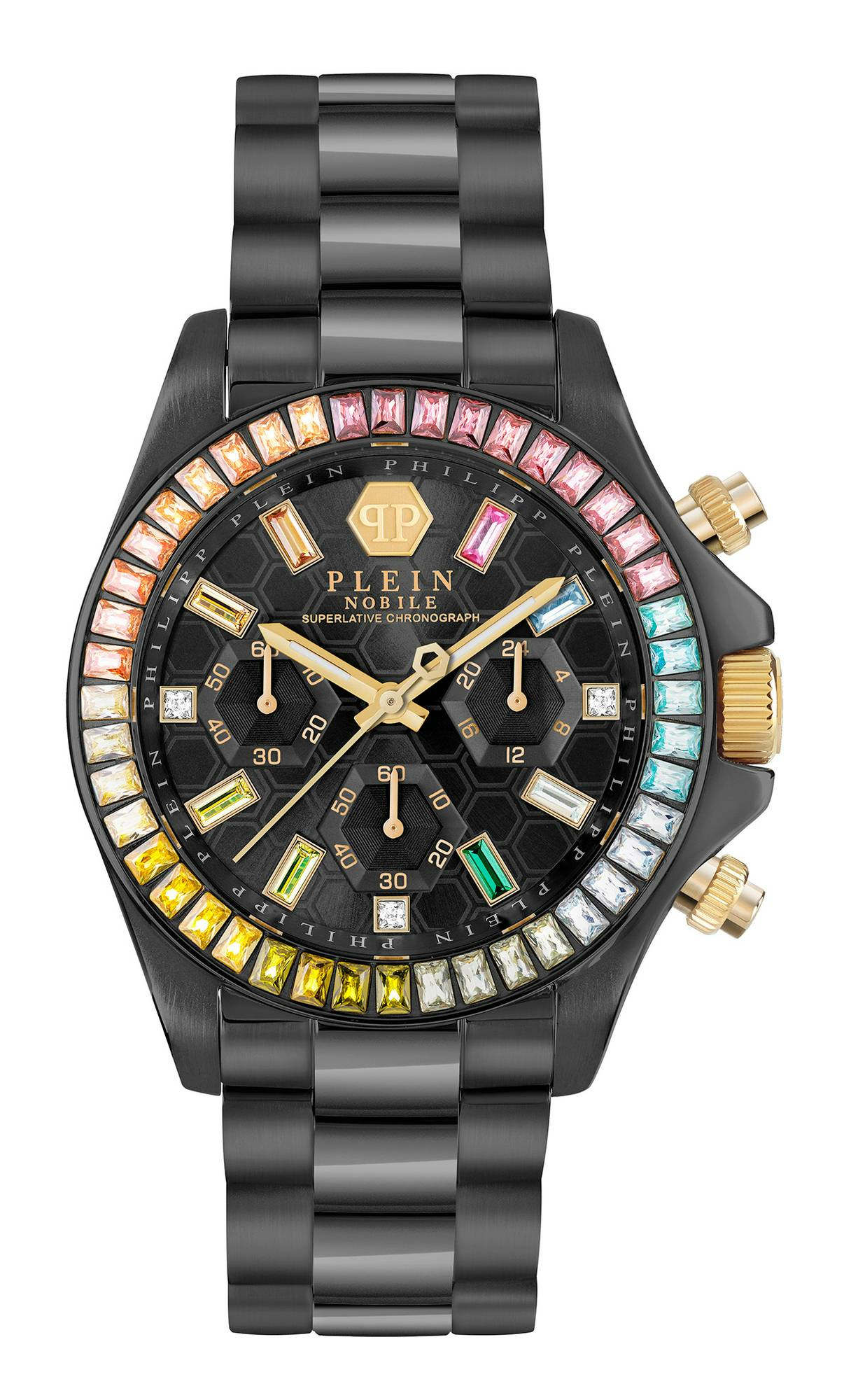 Philipp Plein Damenuhr Chrono Nobile Lady Rainbow – Bild 3