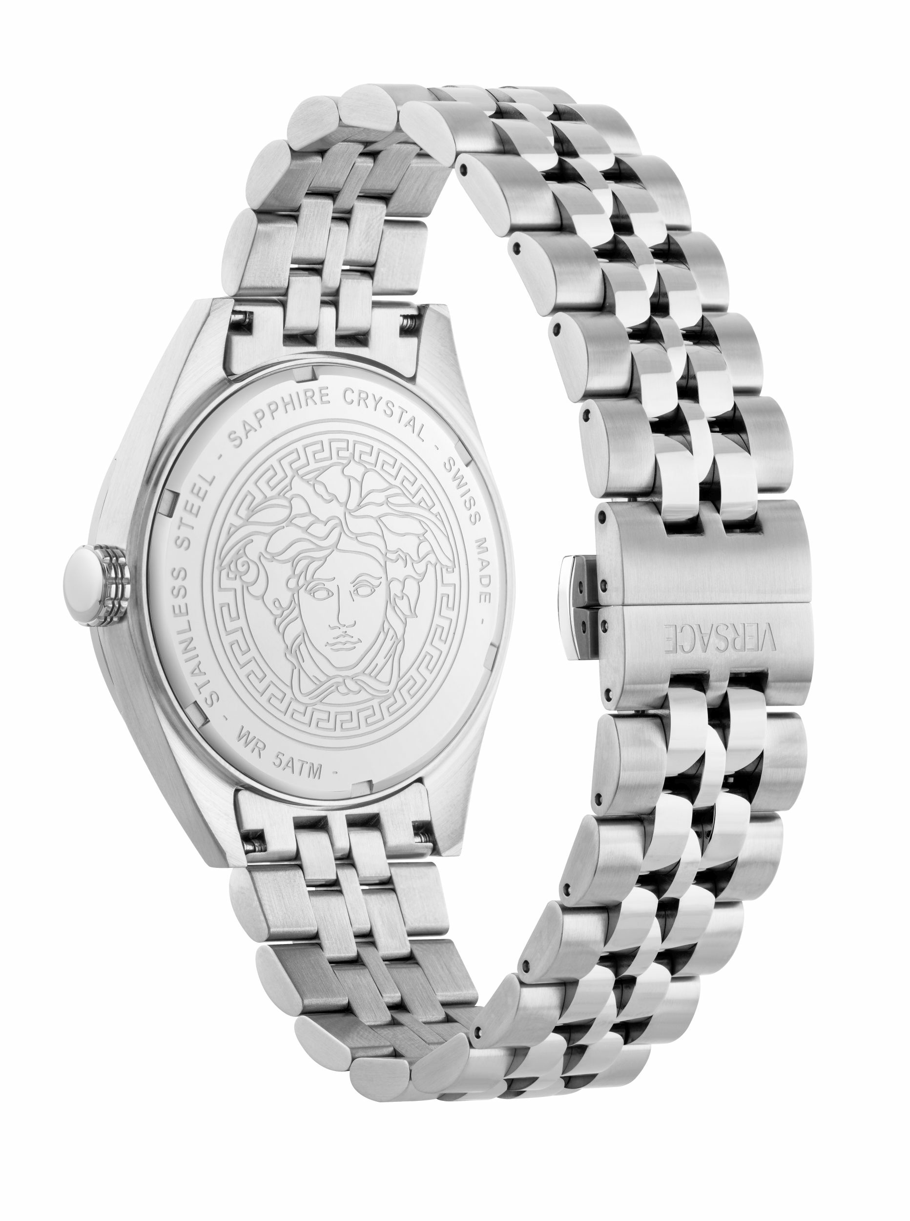 Versace Uhr Herren Athletics Gents Blau, Silber 41 mm VEKHA0325 – Bild 2