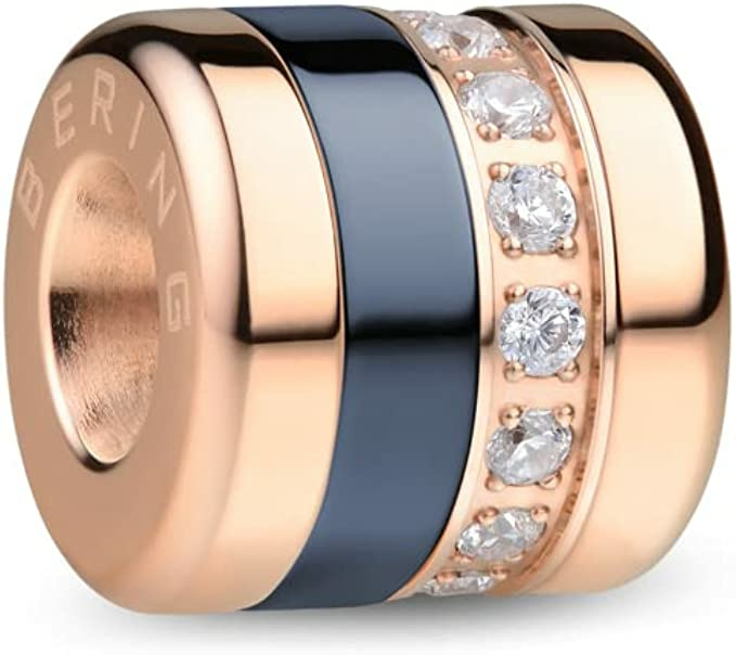 Bering Damen Anhänger Charm Zirkonia Rosegold Friends4Ever-3 Bering Damen Anhänger Charm Zirkonia Rosegold Friends4Ever-3