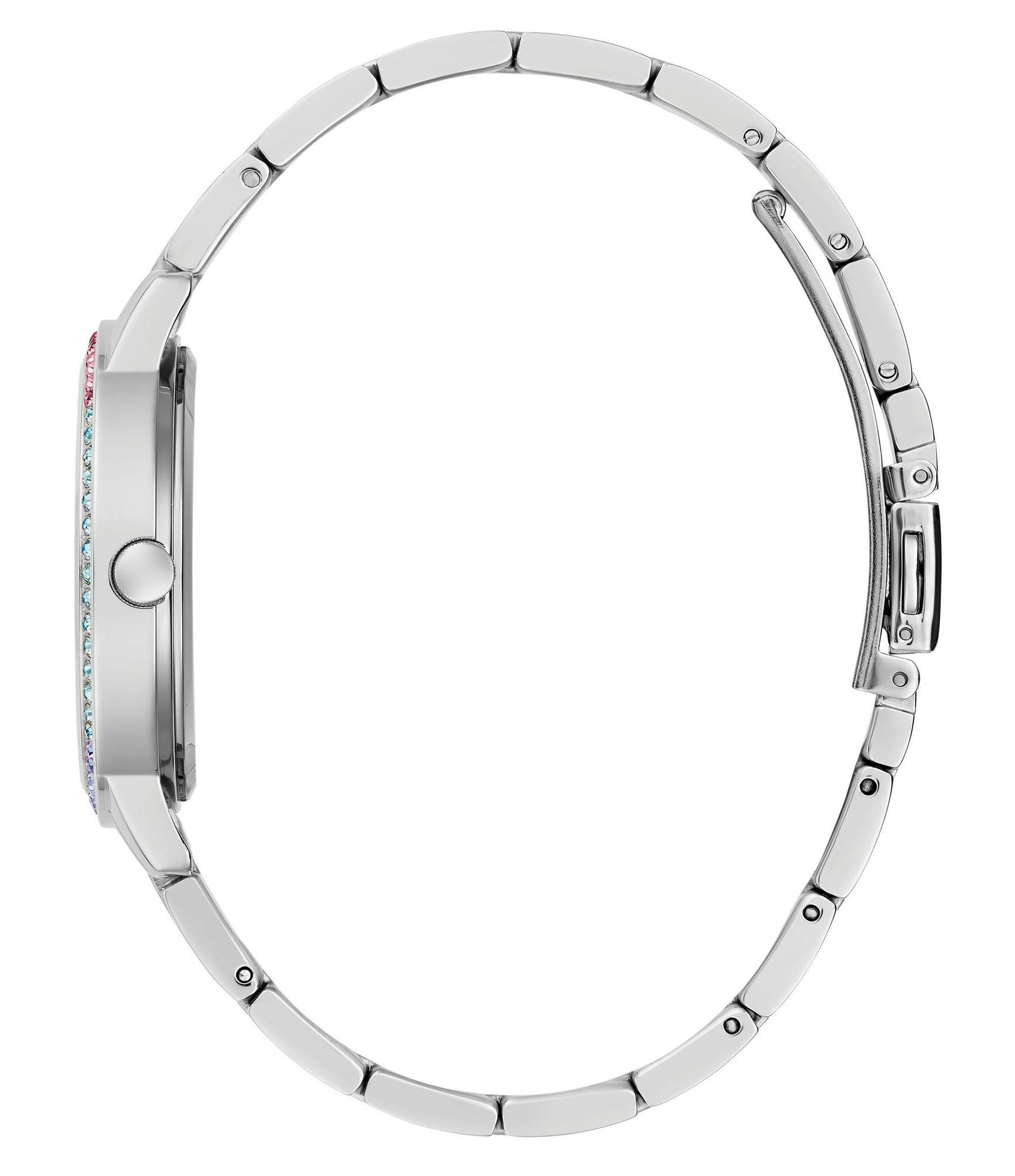 Guess Damen Armbanduhr THREE OF HEARTS silber 34 mm GW0657L1 – Bild 2