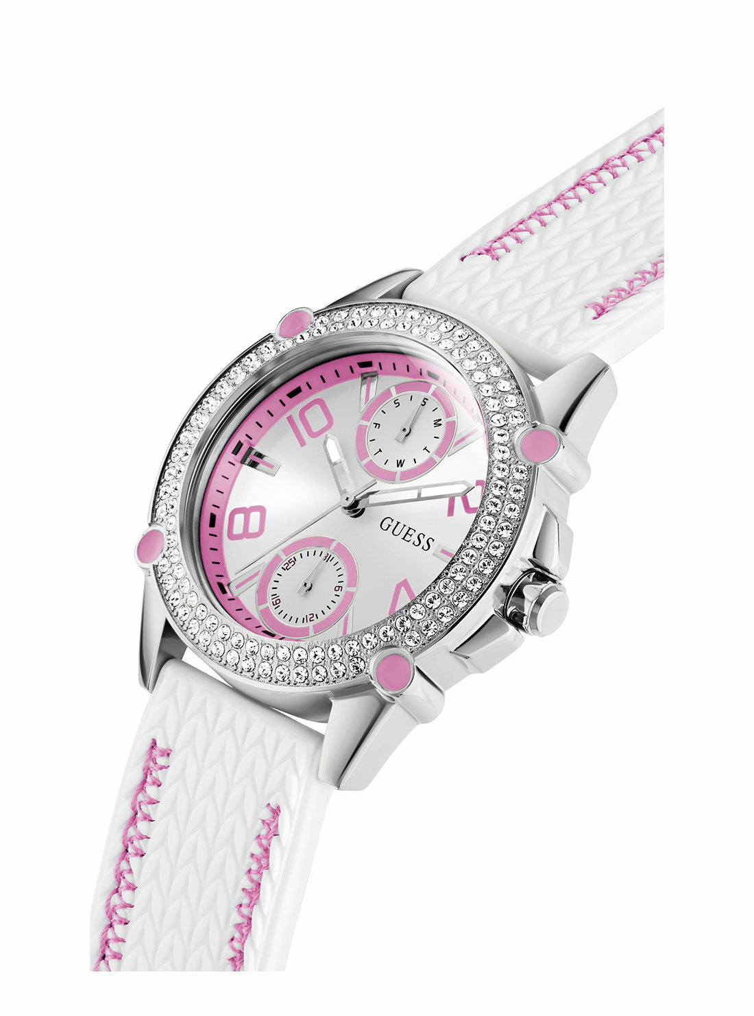 Guess Damen Armbanduhr Sporty Spice 38 mm Armband Leder GW0554L1 – Bild 3