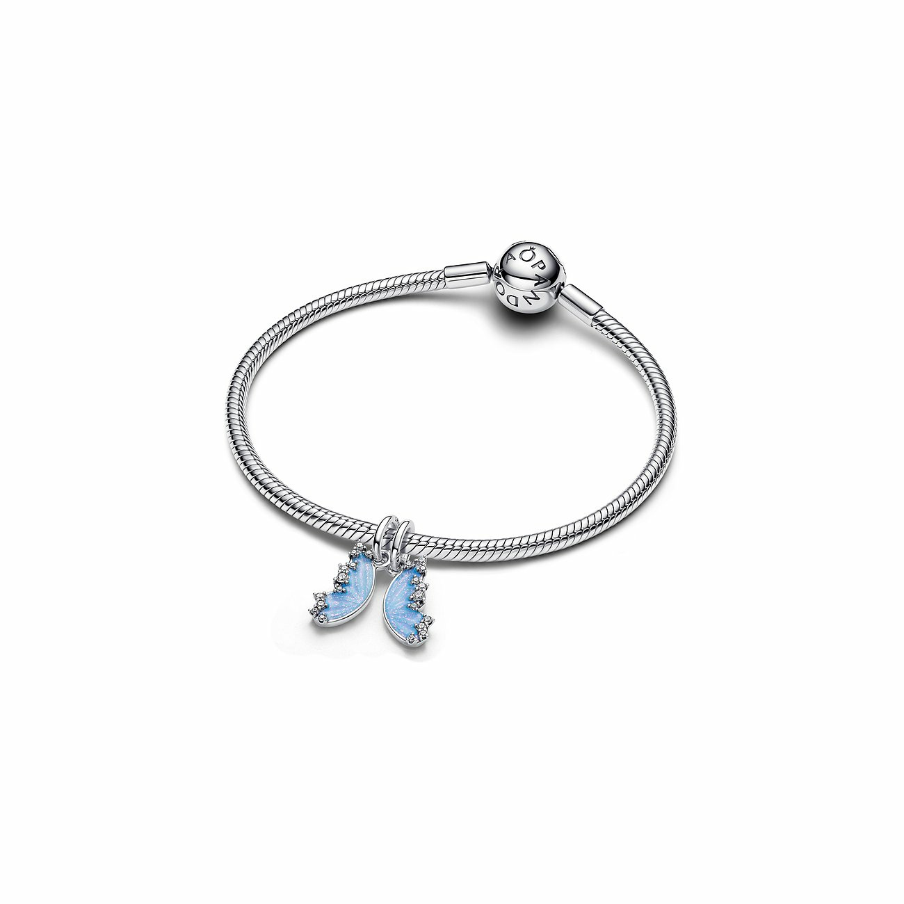 Pandora Teilbarer Charm-Anhänger Schmetterling Silber 794244C01 – Bild 3